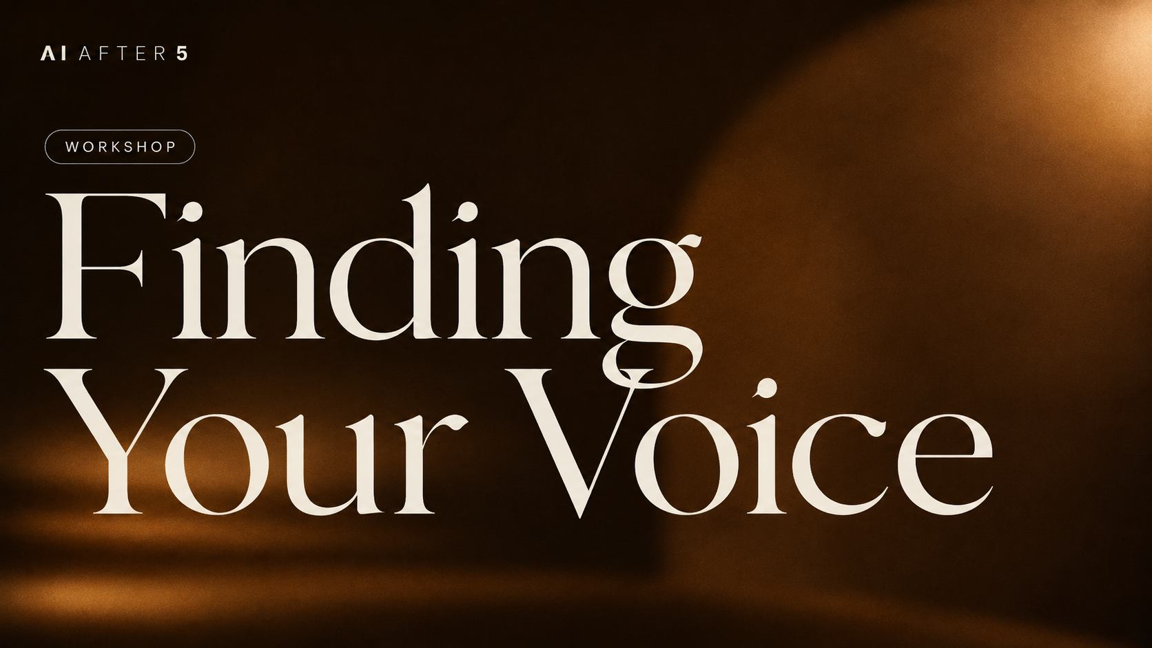 Discover What You're Actually Good at Talking About session cover