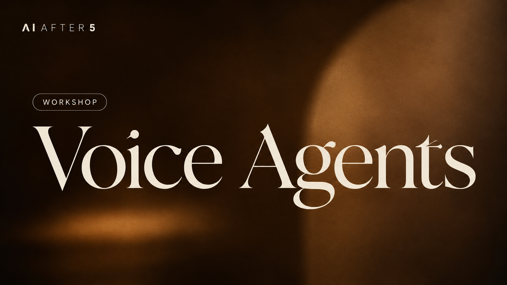 Voice Agents session cover
